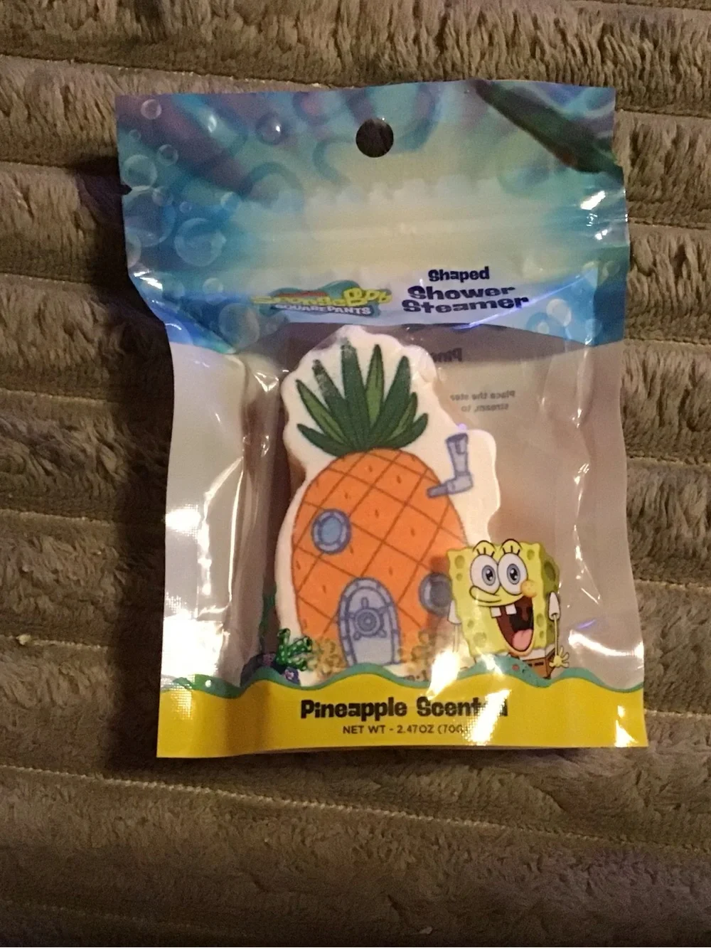 SpongeBob SquarePants Pineapple & Citrus Scented Shower Steamers - Yellow/Orange